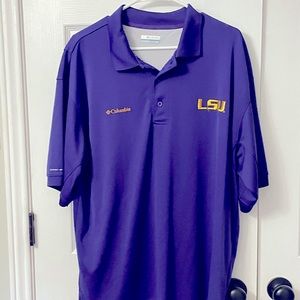 Columbia LSU dry fit shirt